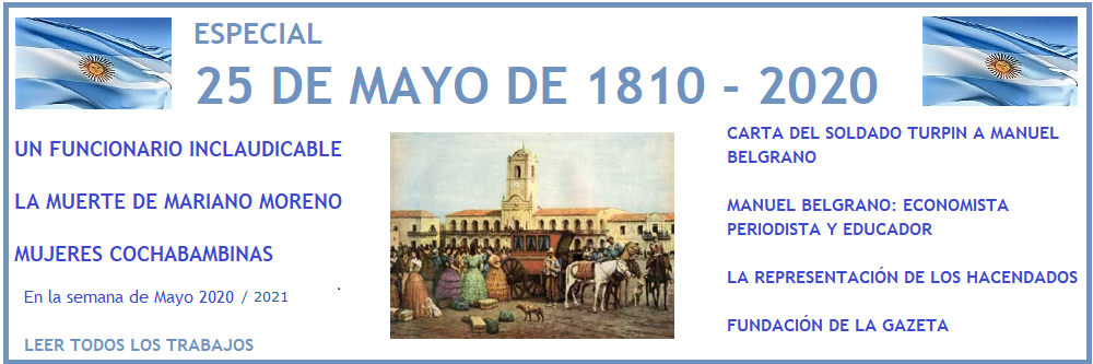 25 DE MAYO DE 1810 - 2020